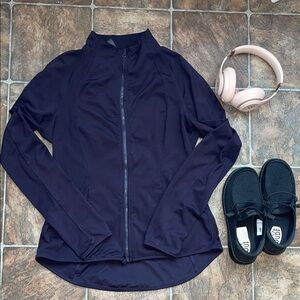 Purple Zip-Up Jacket
